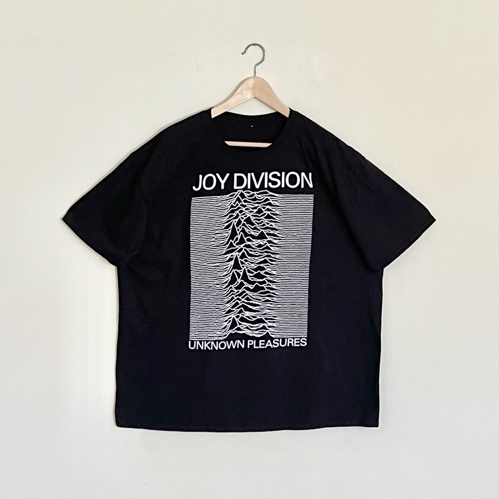 Joy Division Unknown Pleasures Graphic Black Band T Shirt Adult size 2XL